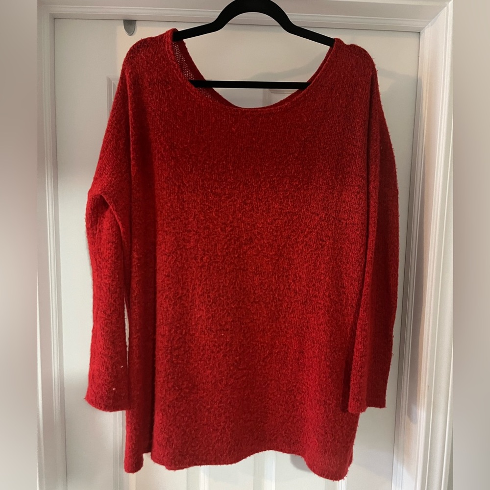 Women’s red piko 1988 red sweater